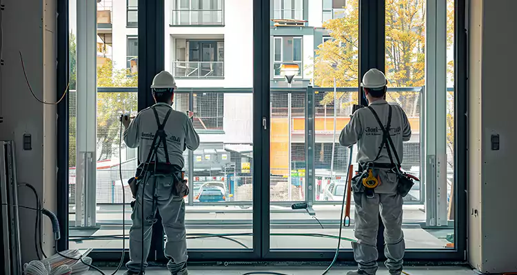 French Glass Panel Doors Repair in Pinewood, FL