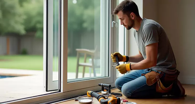 Sliding Glass Door Panel Repair in Pinewood, FL